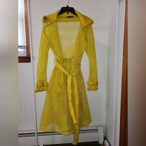 Yellow Mesh Coat